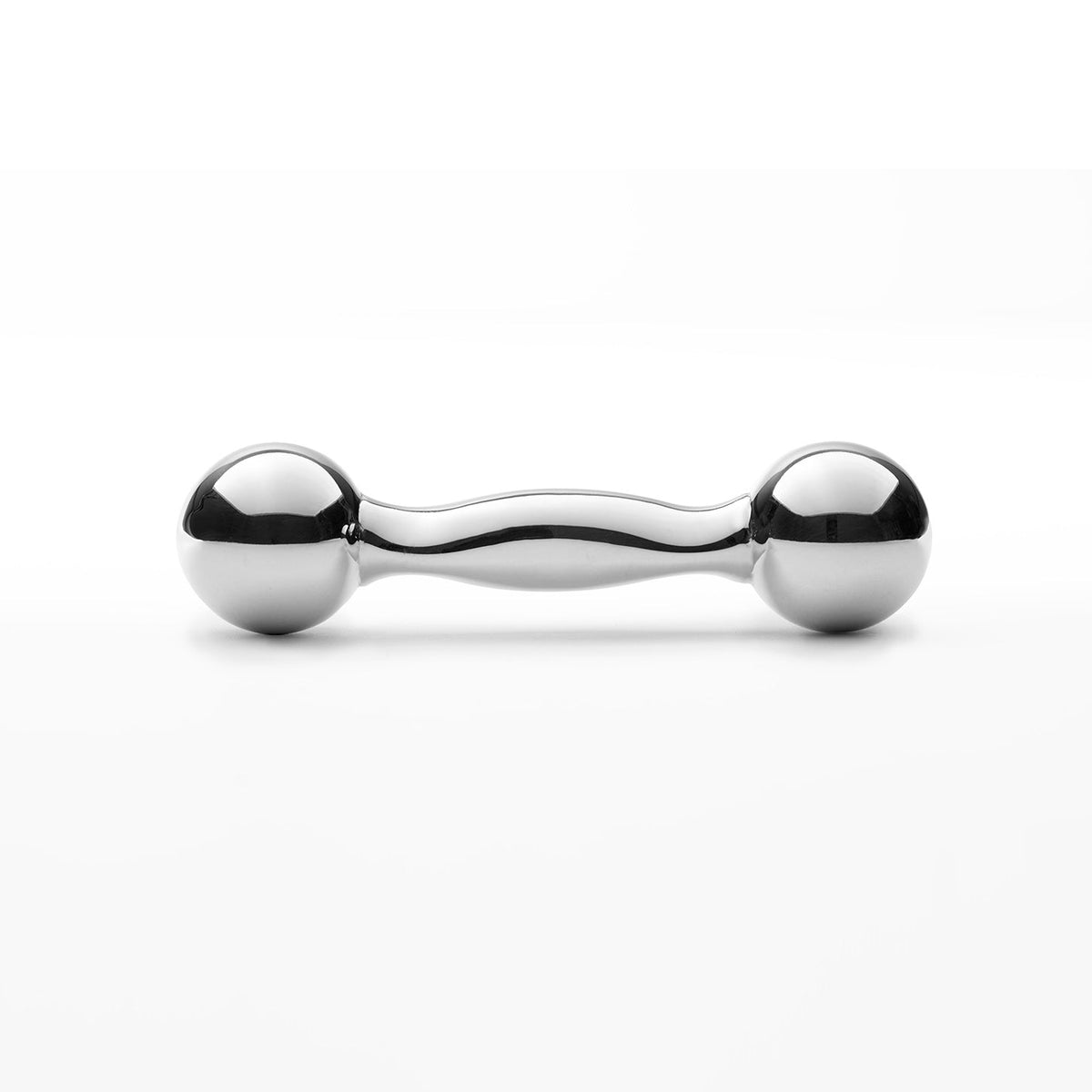 Sterling Silver Chime Dumbbell Rattle