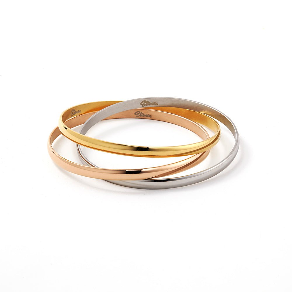 Croissant Dome Bubble Ring Bracelet Set • Chunky Twist Rope Ring – Passion  Jewelz Studio